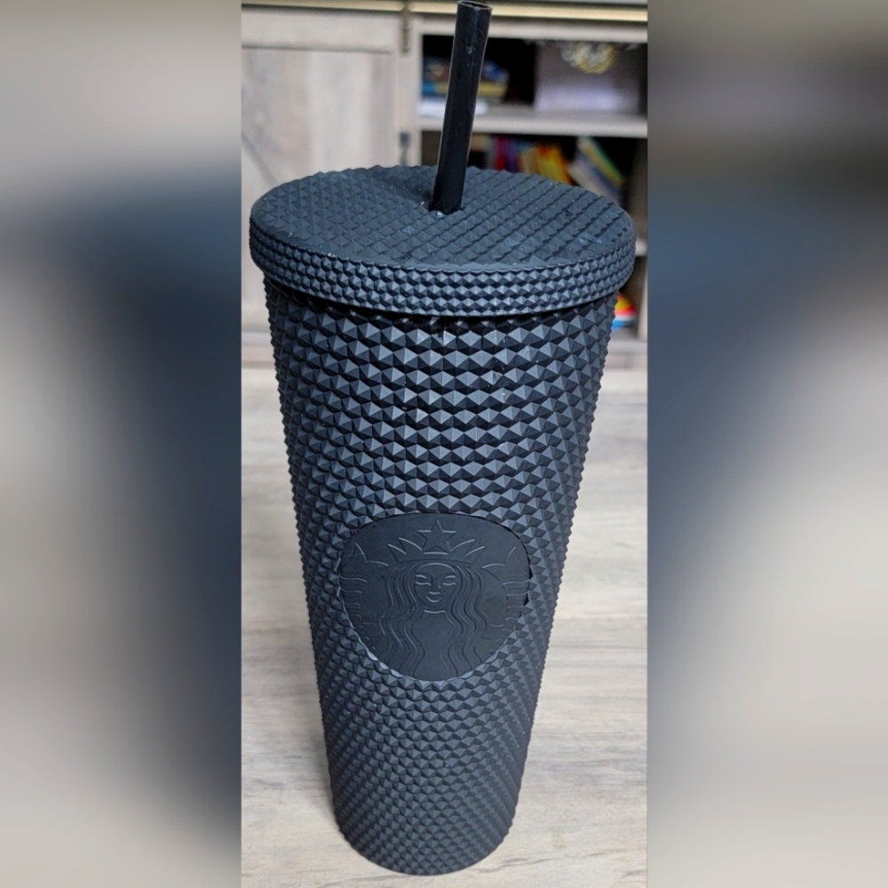 Starbucks 2021 Black Matte Studded Venti Tumbler - 24 oz